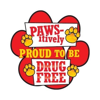 "PAWS"-itively DRUG FREE